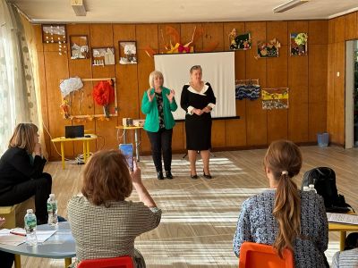 УЧИТЕЛ ОТ ДГ "СЛЪНЦЕ" С УЧАСТИЕ В ОБЛАСТЕН ФОРУМ "Еразъм+ и eTwinning - ЕВРОПЕЙСКИ ИЗМЕРЕНИЯ И ПОСТИЖЕНИЯ" 4